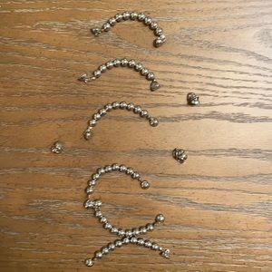 Maria Nicola silver connector bundle